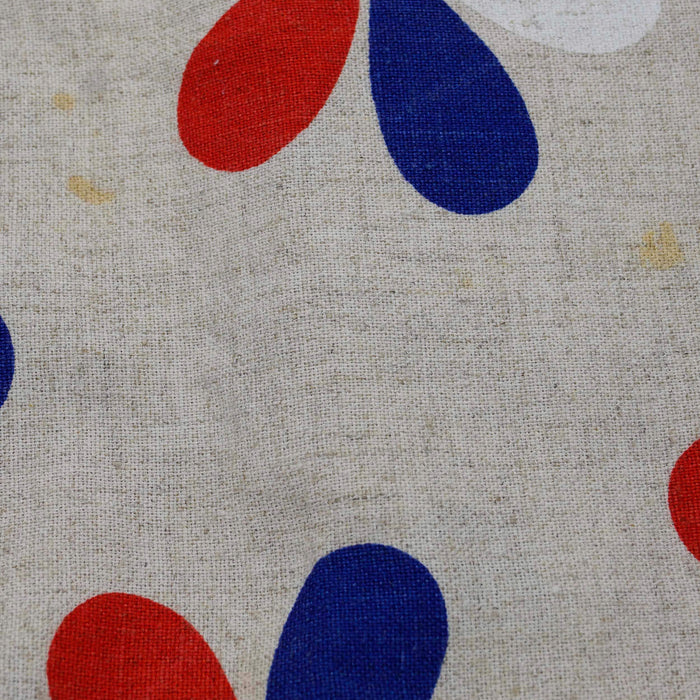 Vintage Mod Floral Canvas Fabric