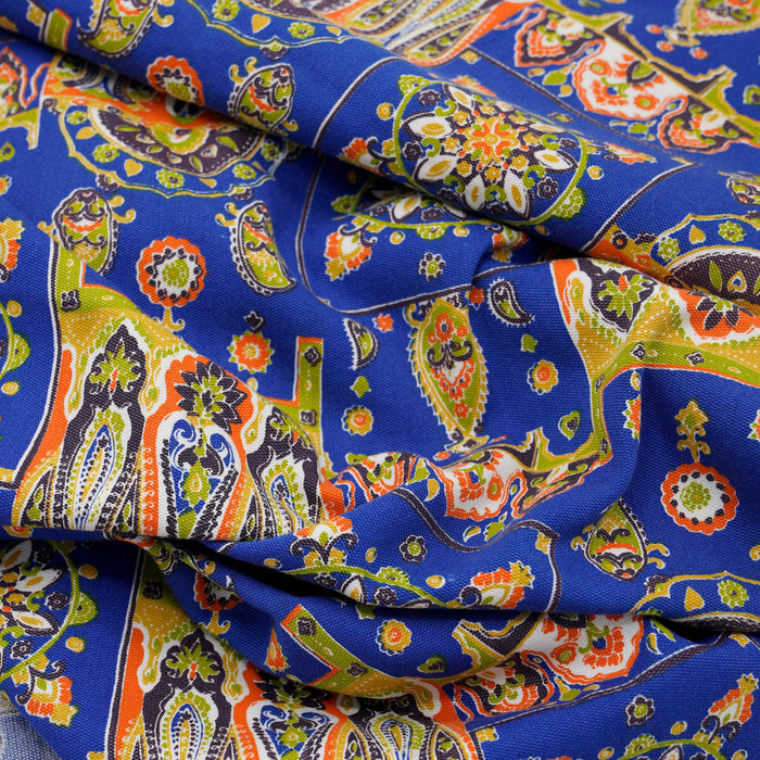 Vintage Motif Canvas Yardage