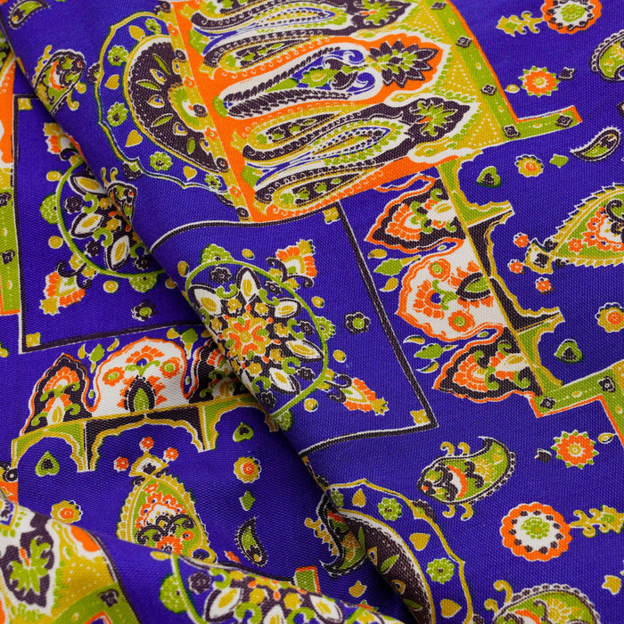 Vintage Motif Canvas Yardage