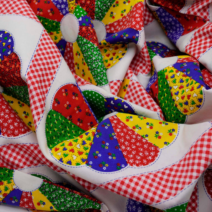 Vintage Quilt Motif Yardage