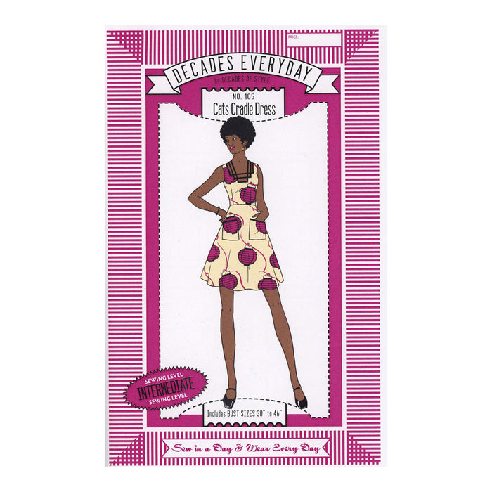 Cats Cradle Dress Vintage Style Sewing Pattern