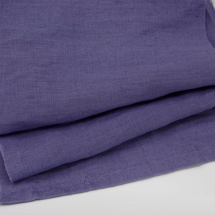 Crocus Purple Linen Fabric: Soft Mid-Weight
