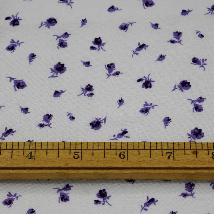 Blue Buds Rayon Challis