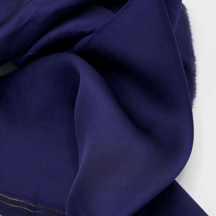 Silk Modal Fabric Midnight Blue