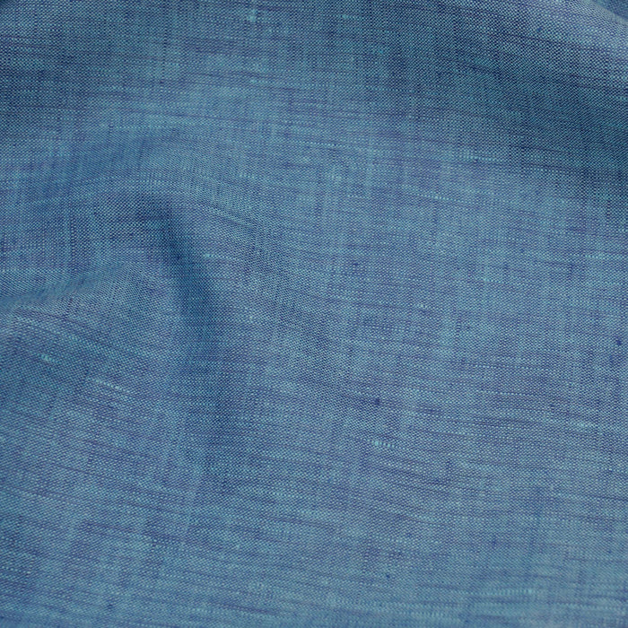 Yarn Dyed Linen Fabric Shades of Blue