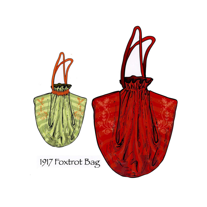 Foxtrot Bag Vintage Style Sewing Pattern