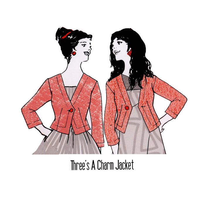 Three's a Charm Jacket Vintage Style Sewing Pattern