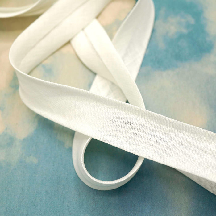 100% Linen Double Fold Bias Tape Wide