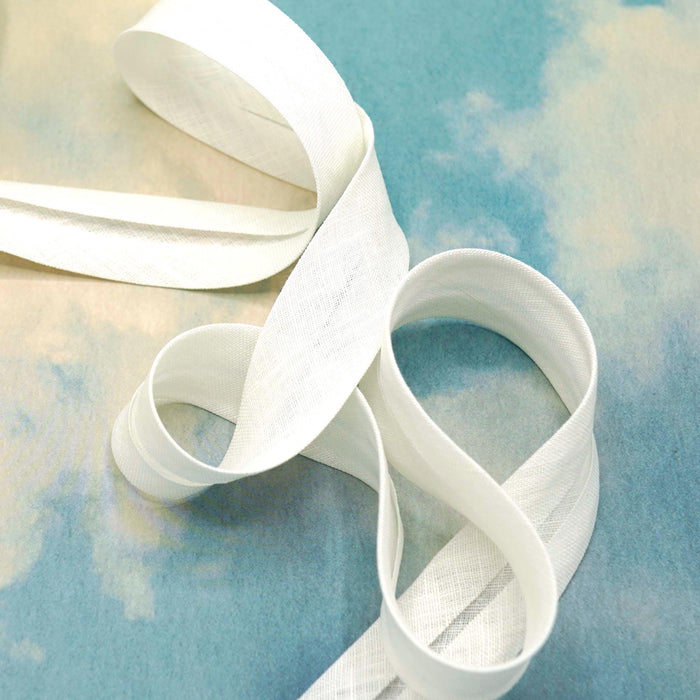 100% Linen Double Fold Bias Tape Wide