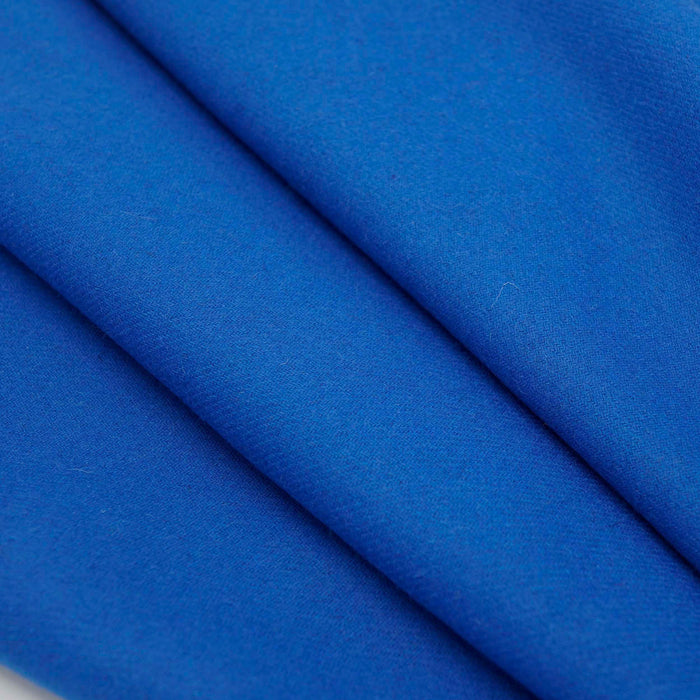 Wool Melton Coating Bright Blue