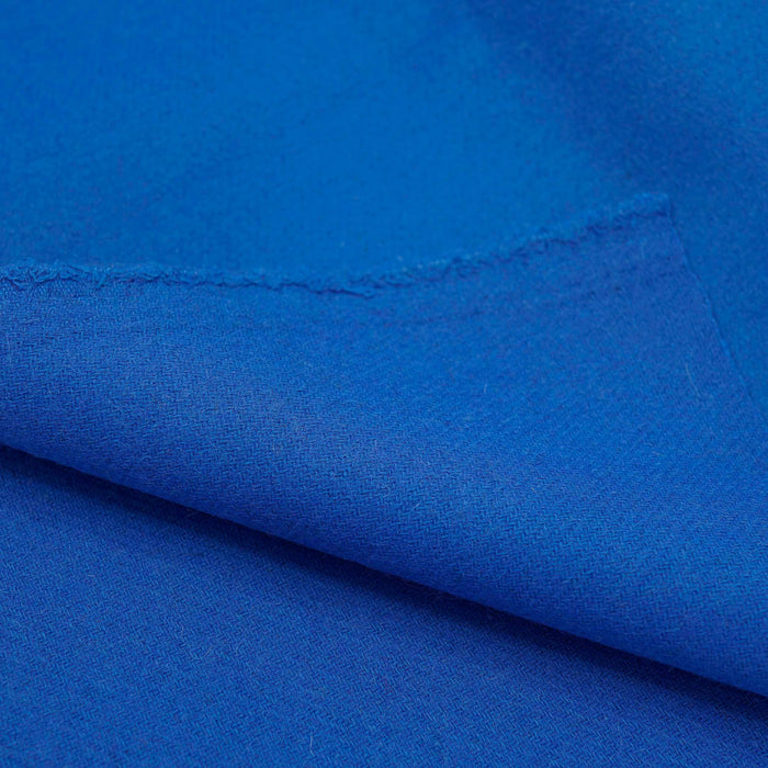 Wool Melton Coating Bright Blue