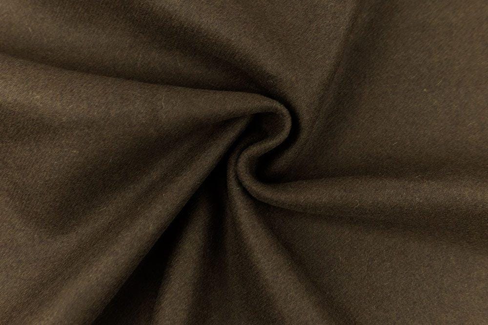 Wool Melton Coating Chocolate