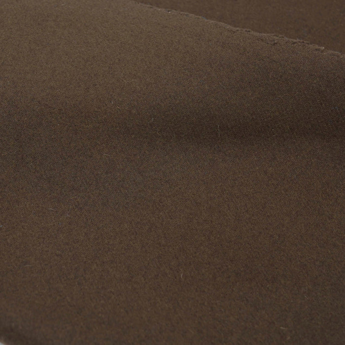 Wool Melton Coating Chocolate