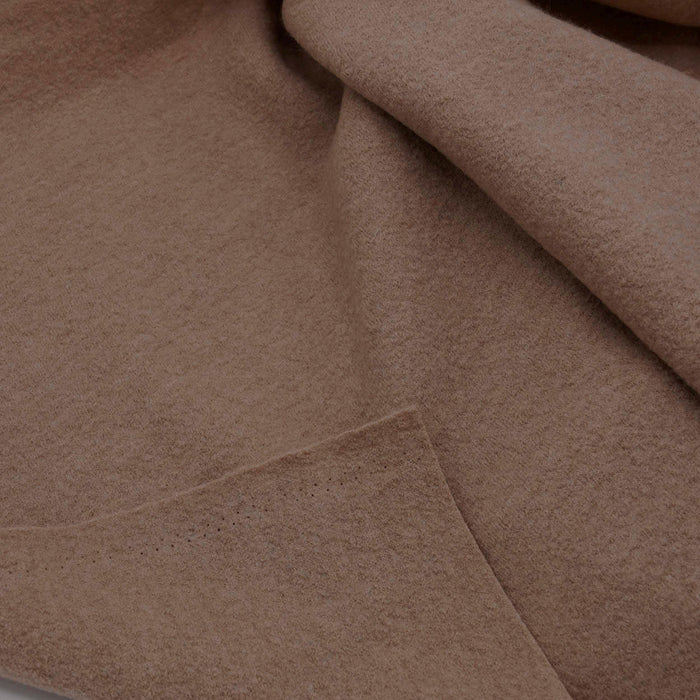 Merino Wool Coating Warm Sand
