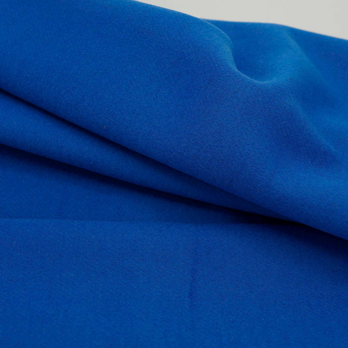 Wool Melton Coating Bright Blue