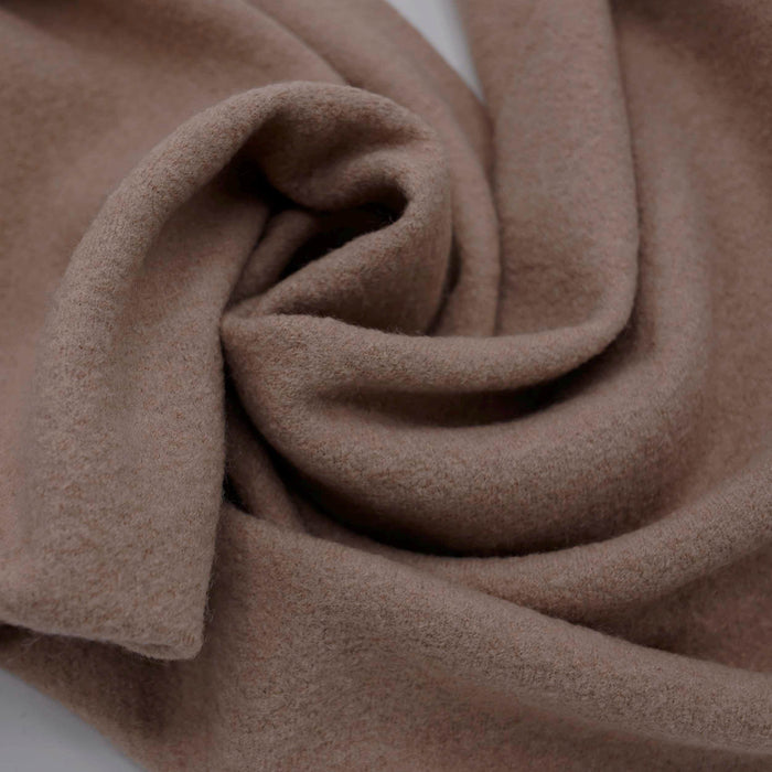 Merino Wool Coating Warm Sand