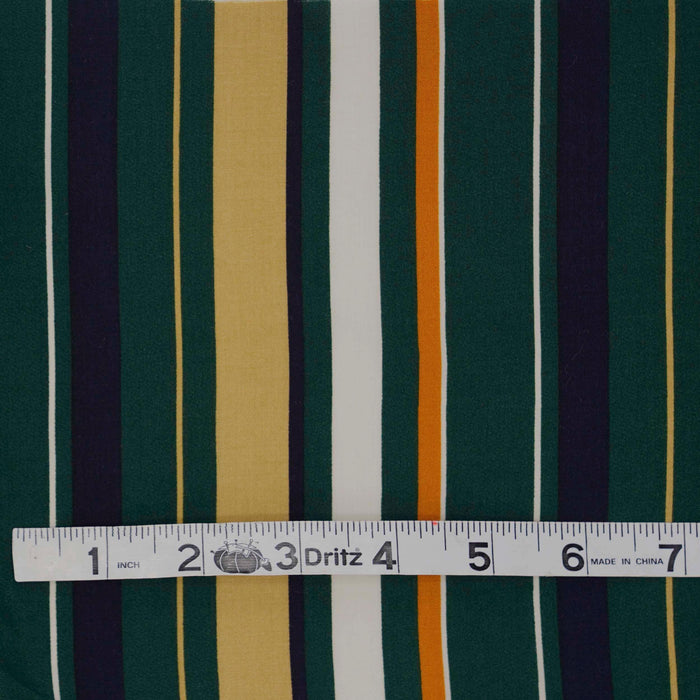 Striped Challis Print