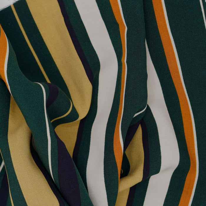 Striped Challis Print