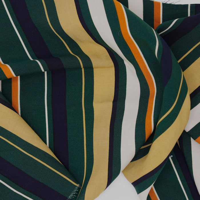 Striped Challis Print