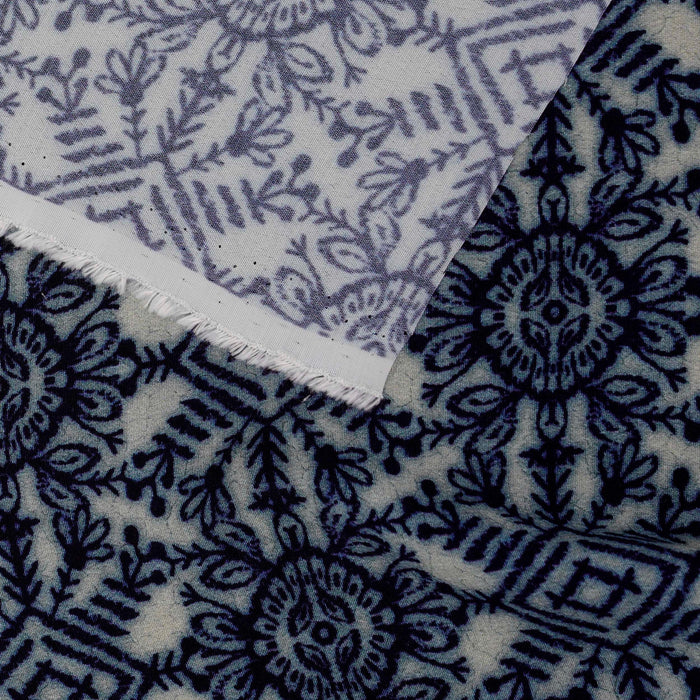 Batik Medallion Challis Print