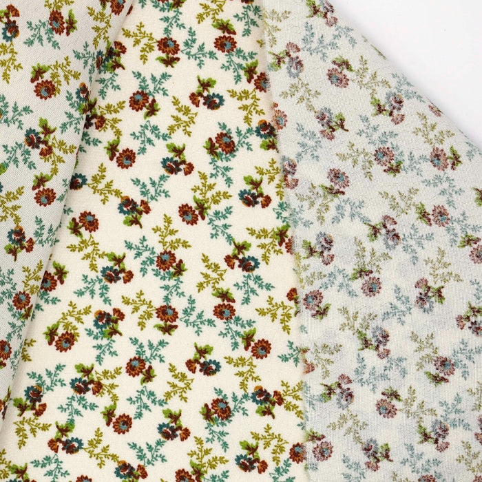 Tiny Flower Challis Print