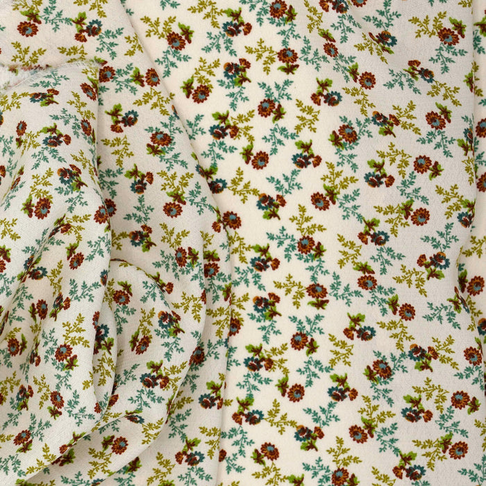 Tiny Flower Challis Print