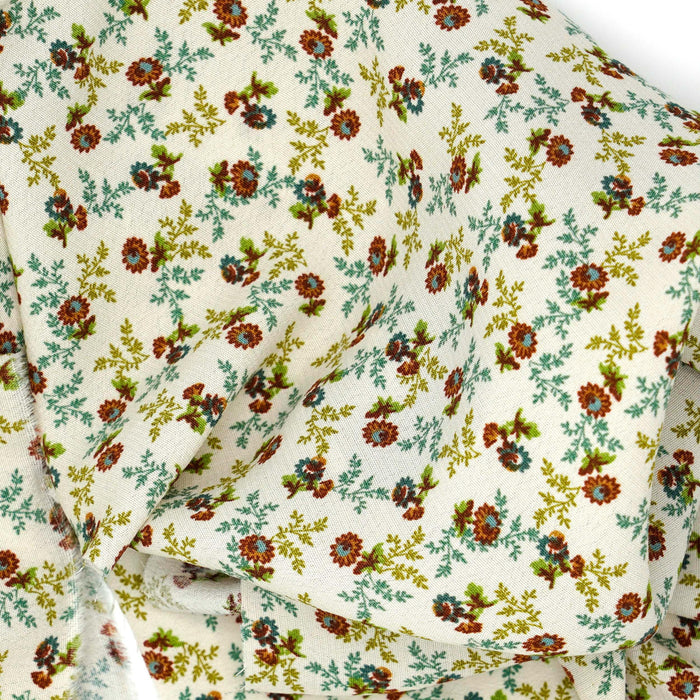 Tiny Flower Challis Print