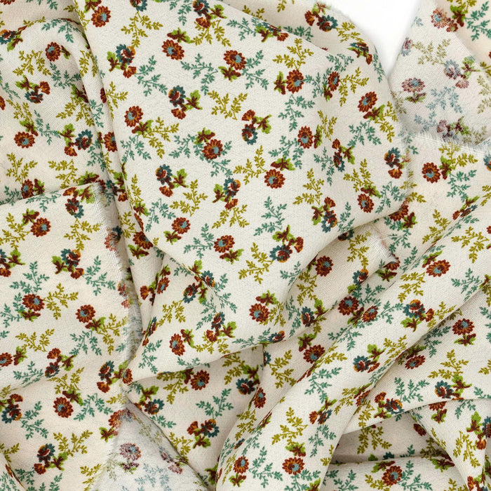 Tiny Flower Challis Print