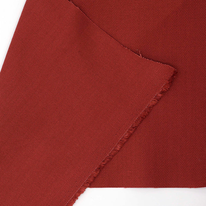 Ginza Cotton Herringbone Fabric