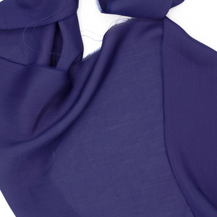 Deep Blue Rayon Silk  Fabric
