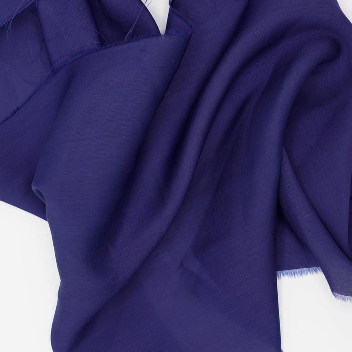 Deep Blue Rayon Silk  Fabric