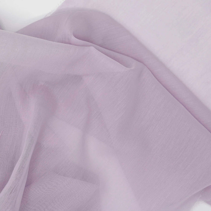 Italian Lavender Silk Cotton Voile
