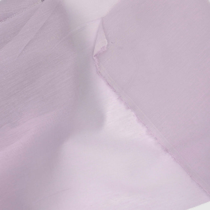 Italian Lavender Silk Cotton Voile