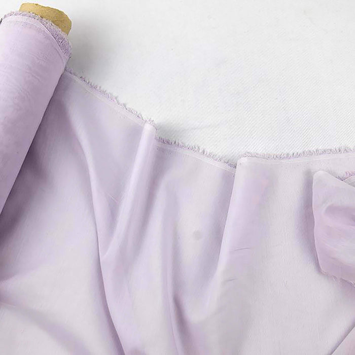 Italian Lavender Silk Cotton Voile