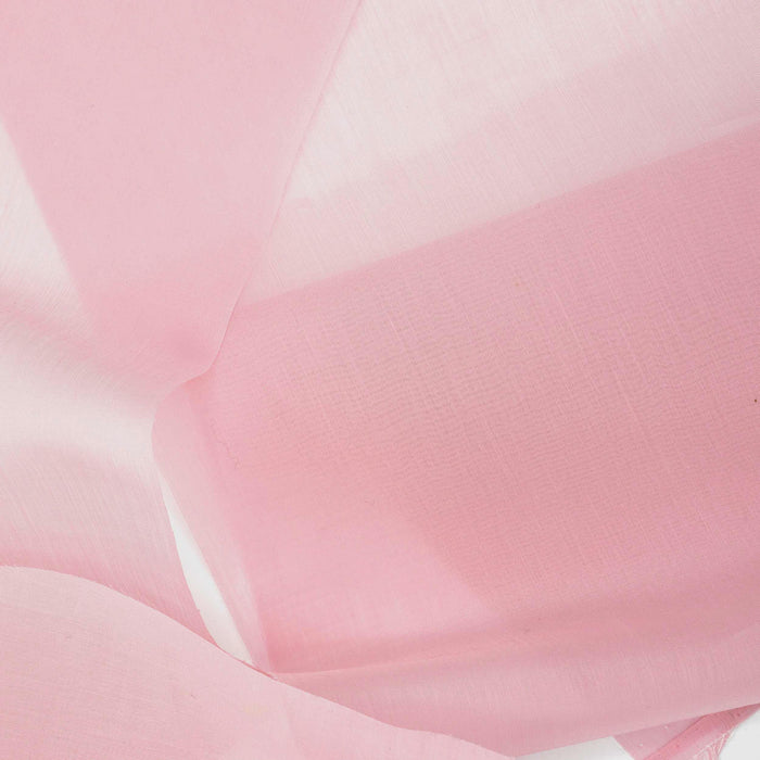 Italian Soft Pink Silk Cotton Voile