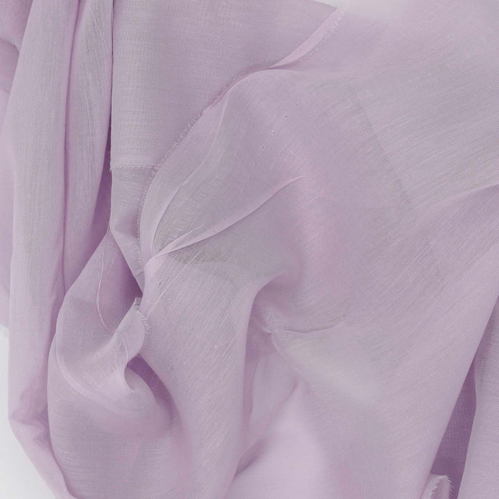 Italian Lavender Silk Cotton Voile
