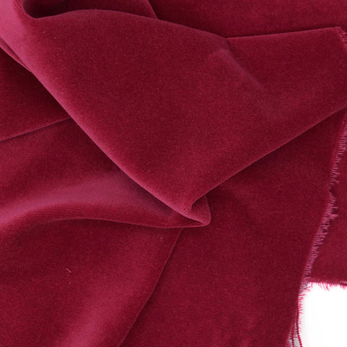 Berry Cotton Velveteen