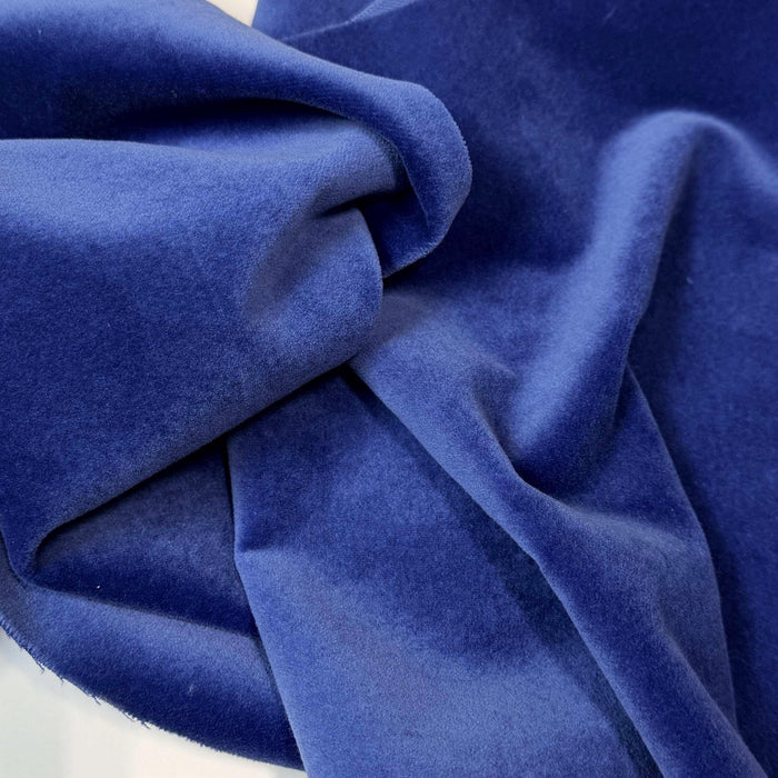 Cobalt Cotton Velveteen