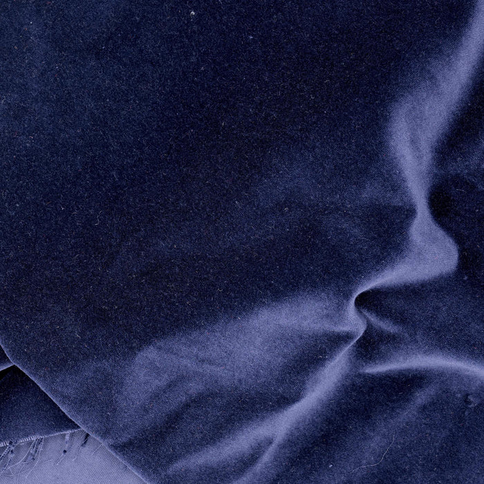 Deep Navy Cotton Velveteen