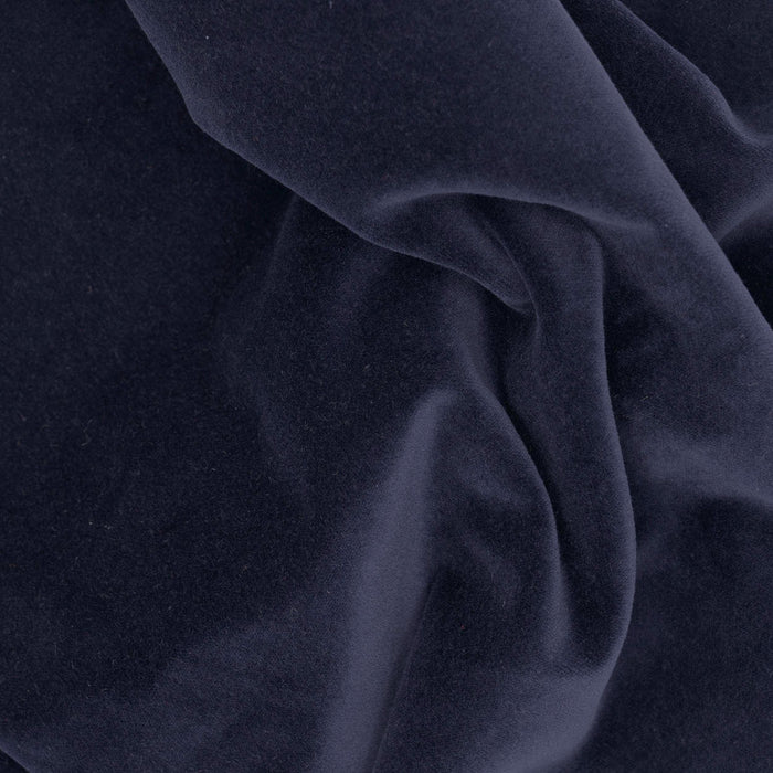 Deep Navy Cotton Velveteen