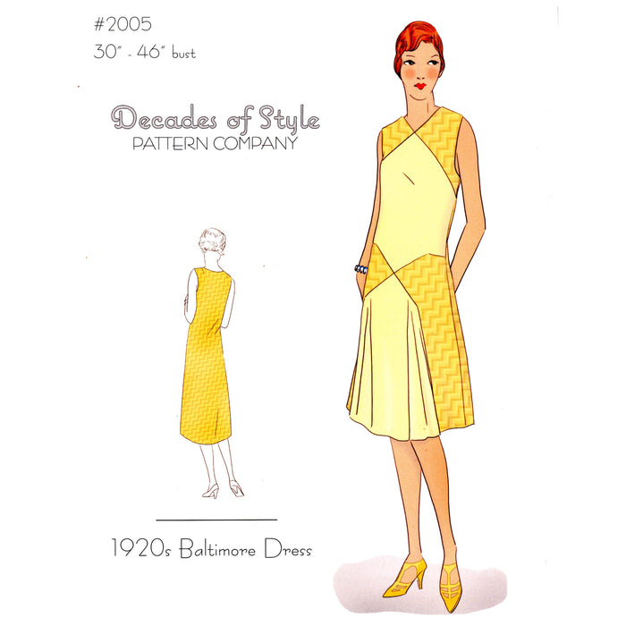 Baltimore Dress Vintage Style Sewing Pattern
