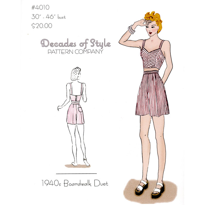 Boardwalk Duet Vintage Style Sewing Pattern