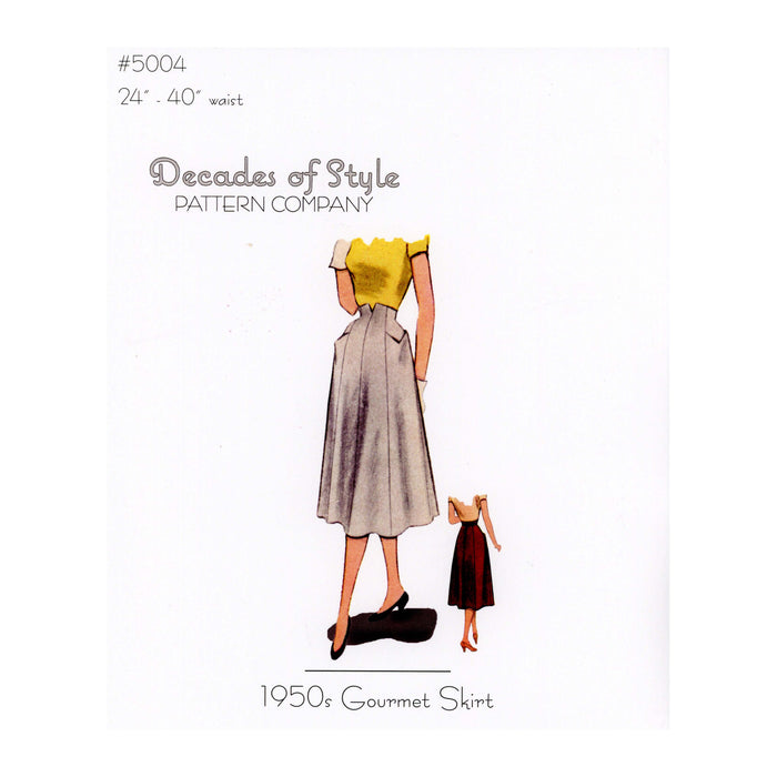 Gourmet Skirt Vintage Style Sewing Pattern