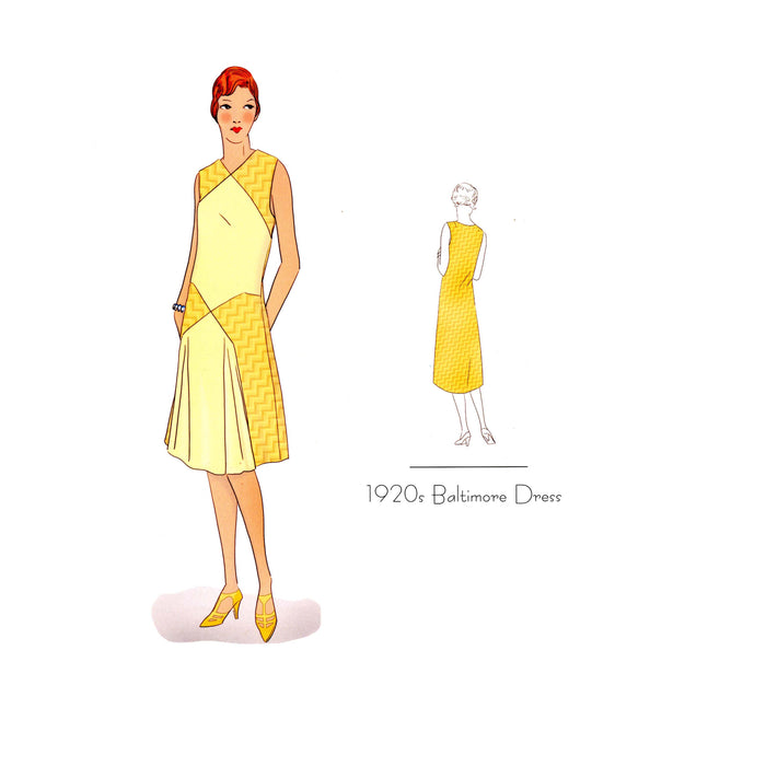 Baltimore Dress Vintage Style Sewing Pattern