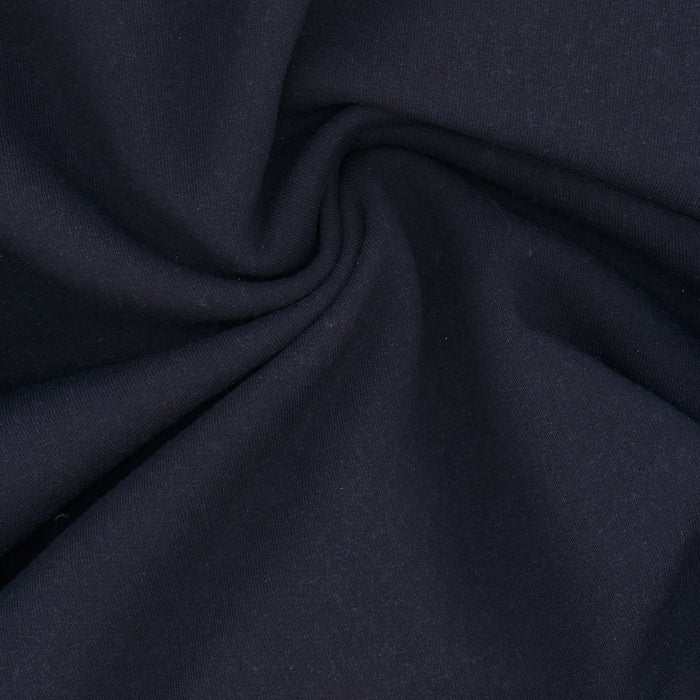 Indigo French Terry Knit Fabric