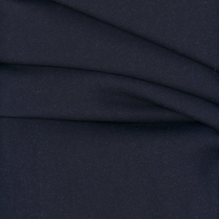 Indigo French Terry Knit Fabric