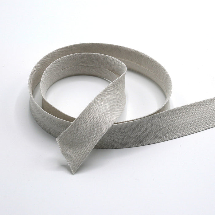 Pretty 100% Linen Double Fold Bias Tape Made in France 5 colors