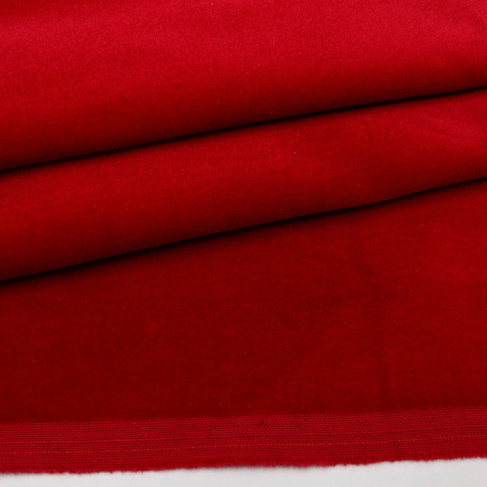 Red Cotton Velveteen