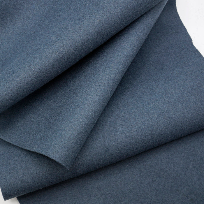 REMNANT Slate Blue 100% Wool Coating