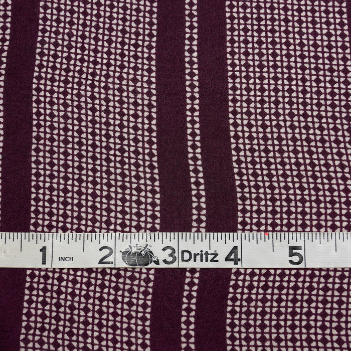 Rayon Challis Fabric Stripe